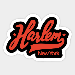 Vintage Harlem New York - Retro Harlem Logo - Harlem Shirt Sticker